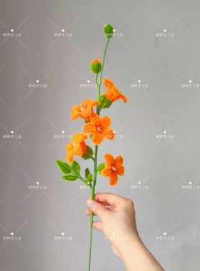 纯手工扭扭棒凌宵花(成品，非材料包)