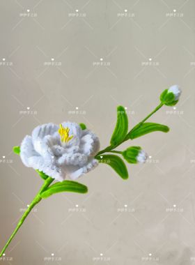 全新纯手工扭扭棒山茶花(成品，不是材料包)