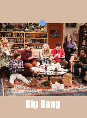 生活大爆炸海报 经典美剧墙贴ins宿舍卧室房间装饰画 谢尔顿海报