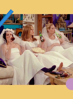 美剧老友记海报 Friends六人行墙贴装饰画 卧室房间墙面装饰挂画