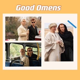 好兆头英剧海报宿舍卧室装 Omens明信片 饰画拍照背景墙周边Good