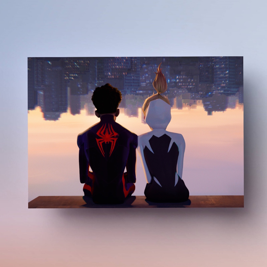 蜘蛛侠纵横宇宙海报装饰画