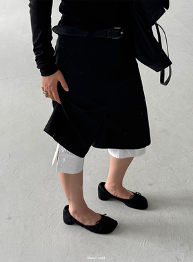 Rockrio Rarelicold 衬衫裤腿黑色中裤