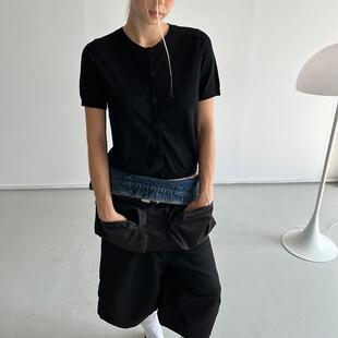 开衫 叠搭帮手羊毛短袖 Rarelicold Rockrio