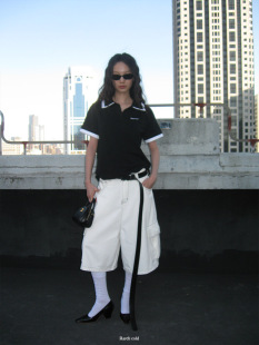 大口袋牛仔中裤 工装 Rarelicold Rockrio