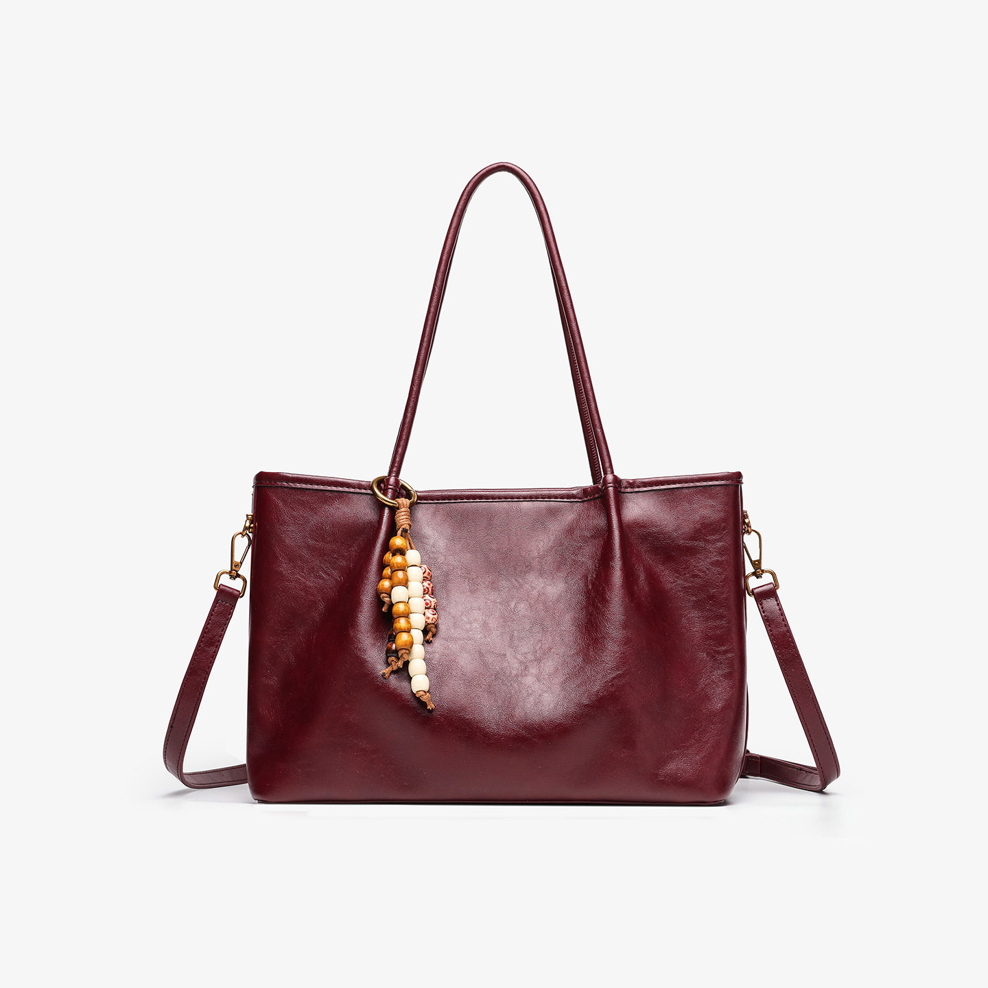 复古小众腋下包包女褶皱新款潮时尚韩国托特包简约大容量通勤包