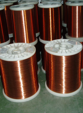 纯铜漆包线 电磁线 QZ-2/130热级聚酯漆包圆铜线 500克装送线轴