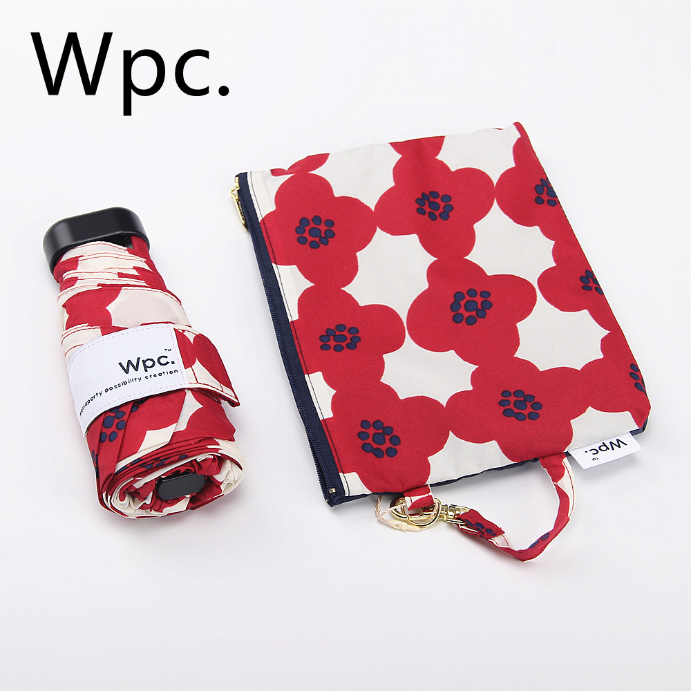 日本山茶花五折迷你wpc晴雨伞