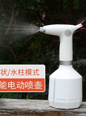 谢冰燃电动喷壶消毒家用浇花洒水壶喷雾高压力自动喷水壶浇水神器