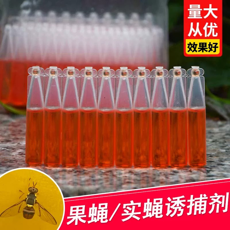 果实蝇引诱剂针蜂诱捕器专用液棉芯棒杀粘瓜锋食蝇果蝇信息素药水