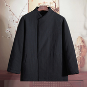 金属暗扣新中式 棉衣复古男士 外套中国风立领棉服男装 由天 秋冬季