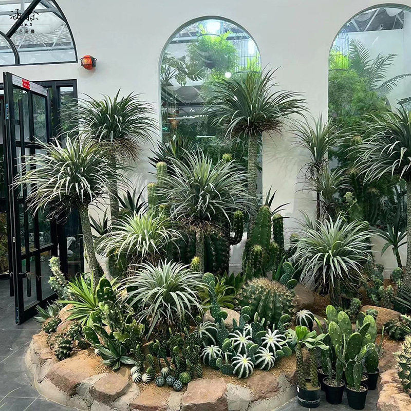 大型仿真植物绿植龙血树景观装饰盆栽丝兰树仿真绿植客厅盆景