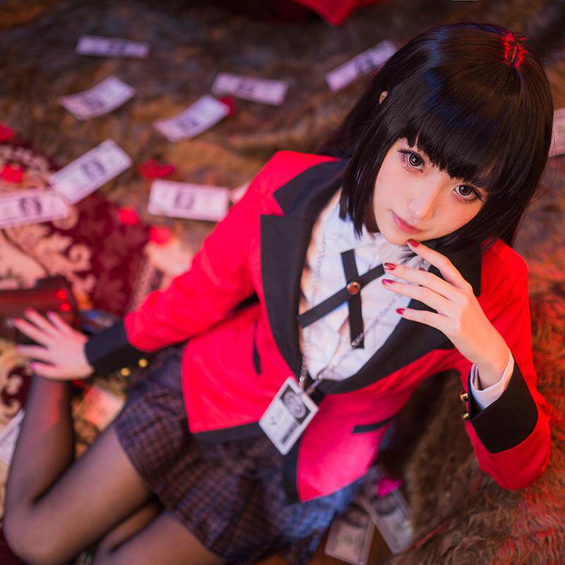 狂赌之渊蛇喰梦子cos服黄泉月露娜校服制服cosplay游戏动漫服装