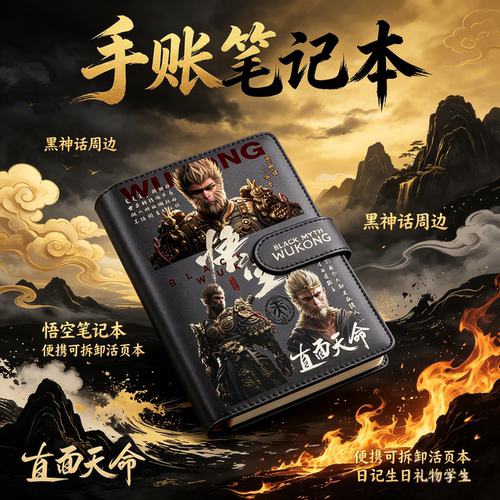 黑神话周边手账笔记本学生日礼物