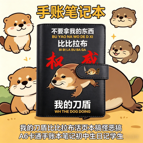 我的刀盾搞怪手账本笔记日记学生