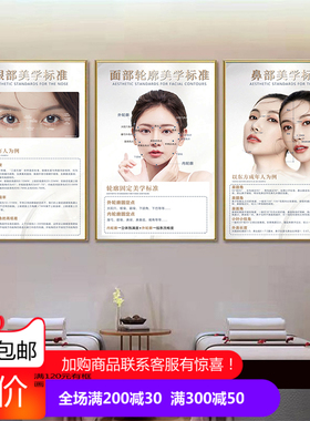 医学美容轻奢整形装饰画