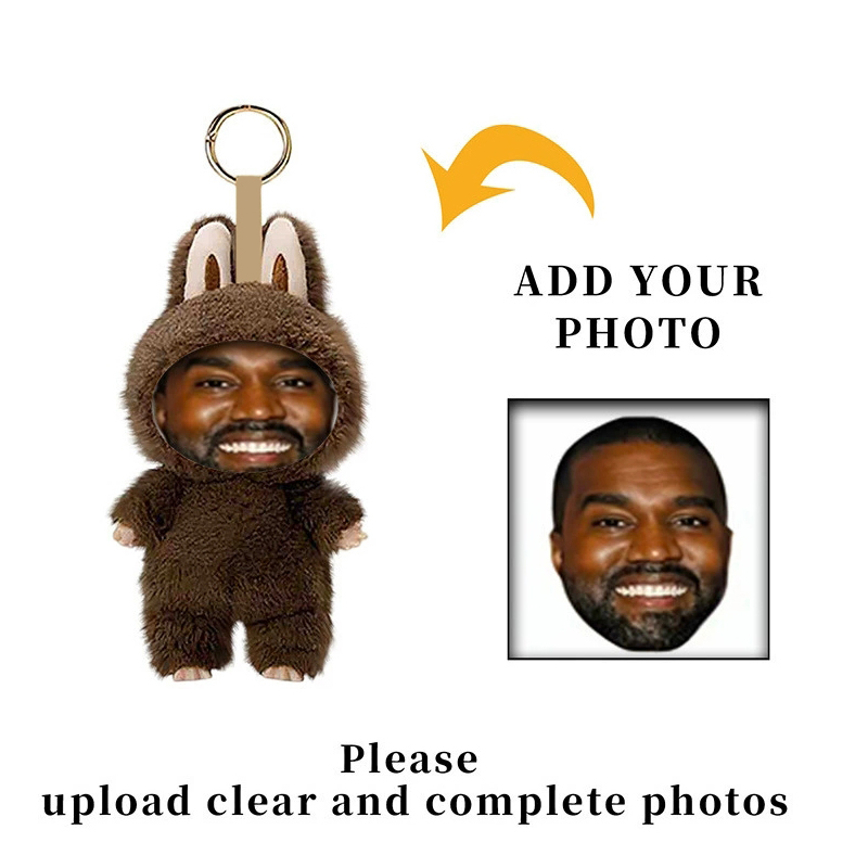 照片定制人脸布布拉公仔潮流玩偶