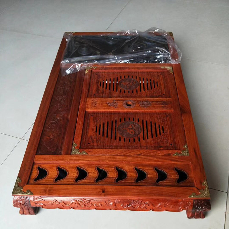 金匠大作意带杯孔虎脚茶盘套装实木带电磁炉排水蓄水功夫茶具直营,餐饮具,茶盘,淘宝优惠券,粉丝福利购,淘宝优惠卷