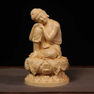 金匠大作雕静思如来释迦牟尼佛像摆件家用佛龛供奉神像装饰工艺品