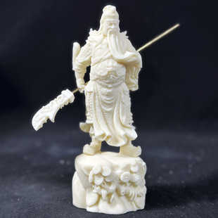 金匠大作刻关二爷立刀关公武财神人物佛像霸气家居客厅摆件工艺品