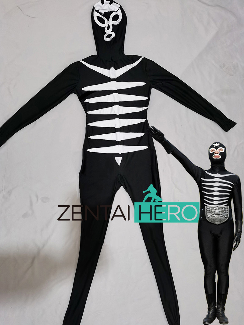 特摄男反派战斗服修卡战斗员黑白莱卡拼接cosplay扮演服装无腰带