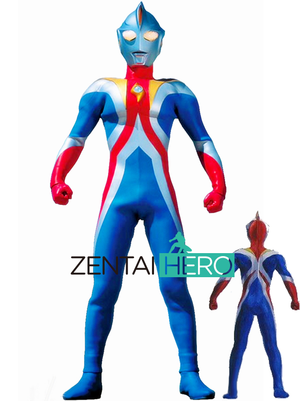 高斯凹凸曼日蚀模式连体紧身衣动