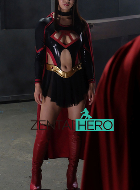 特摄反派Heroine女反派英雄紧身衣黑色涂胶cosplay特摄扮演服装