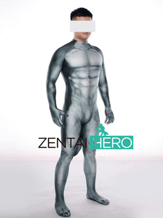 新款狗狗动物兽装印花zentai紧身衣贴身打底衣带尾巴含手脚肉垫