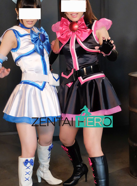 特摄giga性感黑白缎面美圣女水手服美少女战士cosplay连体裙