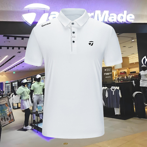 Taylormade泰勒梅夏季男士polo衫透气休闲短袖T恤高尔夫运动上衣