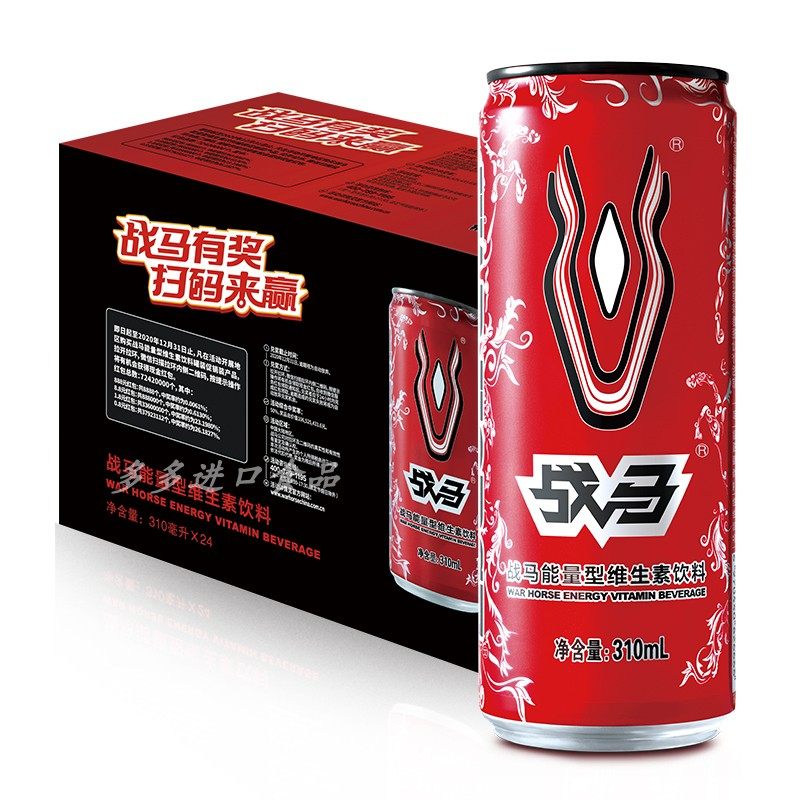 战马能量型维生素饮料310ml功能饮料/运动蛋白饮