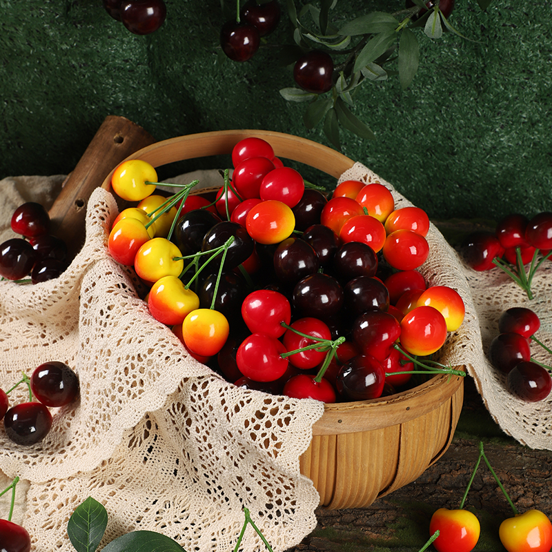 仿真水果樱桃车厘子幼儿教学