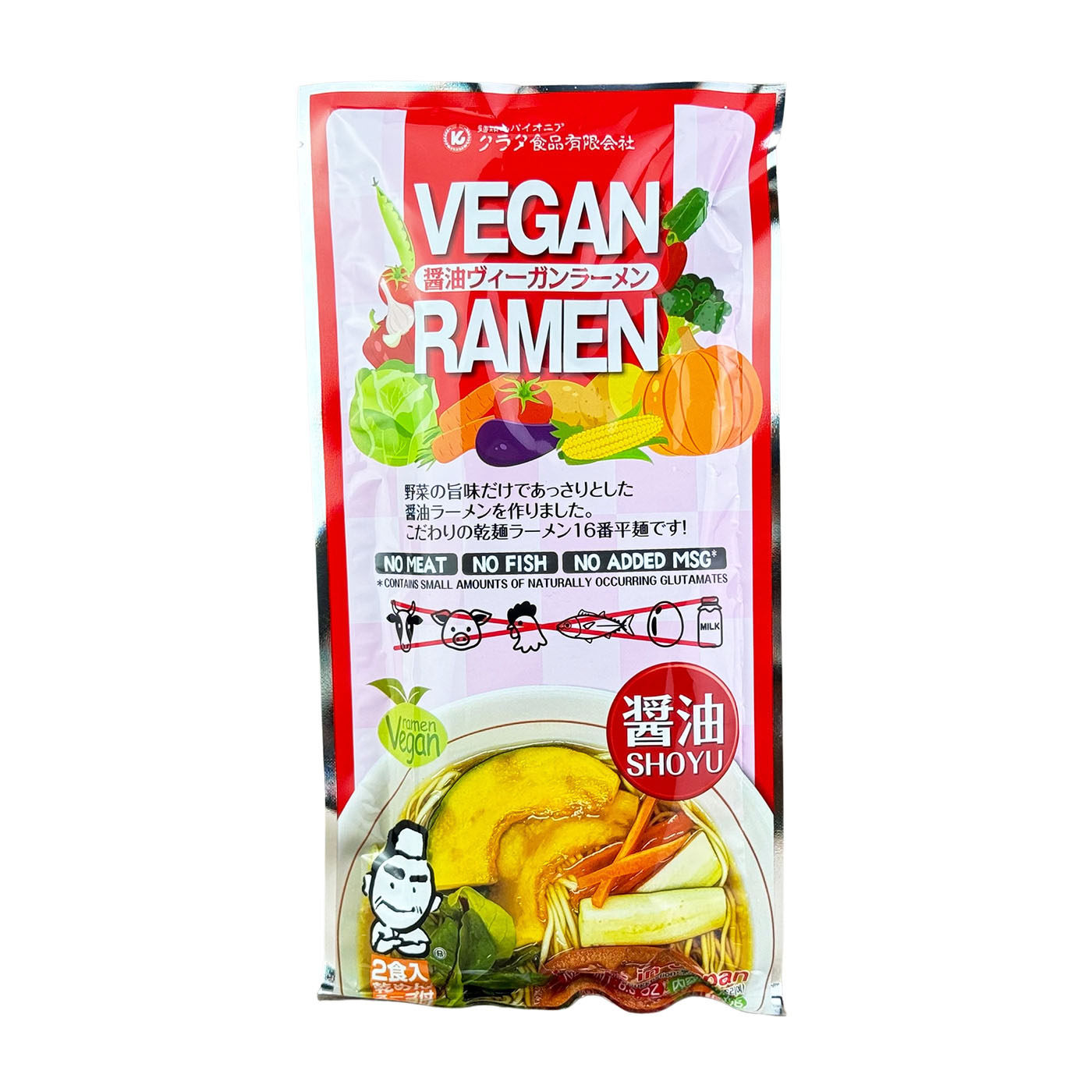 日本原装进口 仓田素食酱油拉面236g 含料包 挂面煮面面条临期