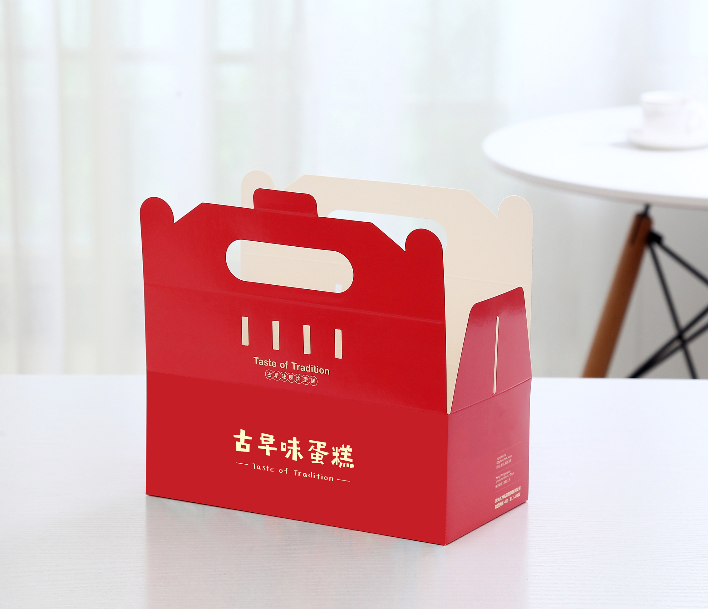厂家定制吉姆大师傅网红蛋糕盒南洋加厚手提盒老香港蛋糕盒现货