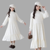 中大童蕾丝公主裙 洋气亲子装 女童连衣裙春秋装 巨好看仙女裙子韩版