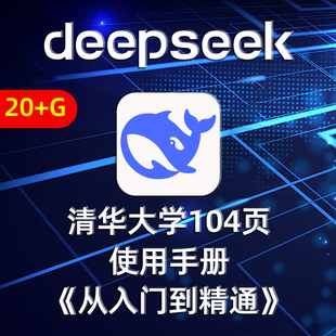 清华大学deepseek从入门到精通本地部署AI高效指南DS指导使用教程