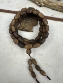 奇楠沉香天然随形留疤珠10mm多圈42克高油脂花香甜凉味十足