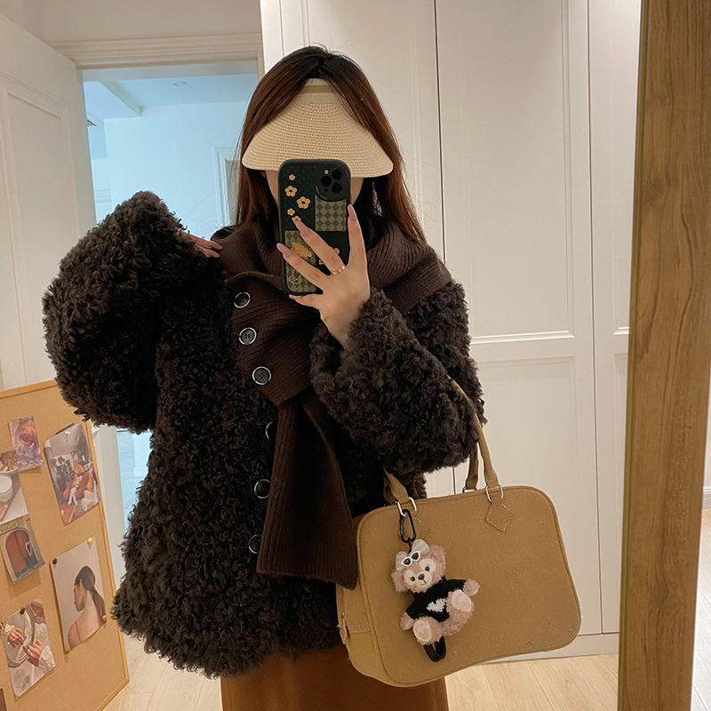 仿托斯卡纳皮毛一体皮草