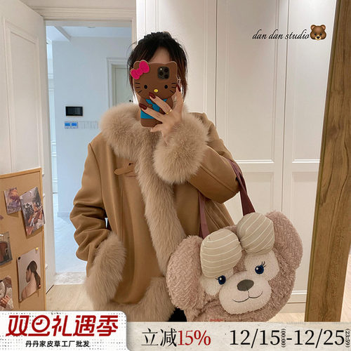 又是一年冬！狐狸毛皮草外套女