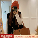 闭眼入百搭经典 水貂绒皮毛一体环保皮草小香风马甲背心毛毛外套女