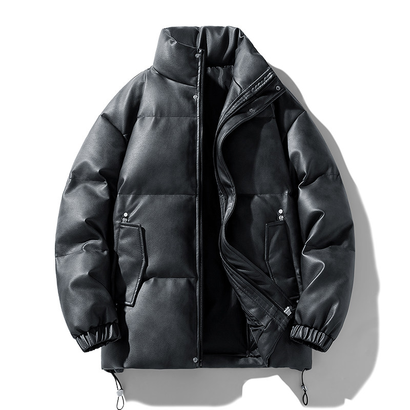男装美式休闲冬新宽松做旧水洗皮衣棉衣棉服情侣外套GS8170-P115,男装皮衣,星座1206（原A206）
