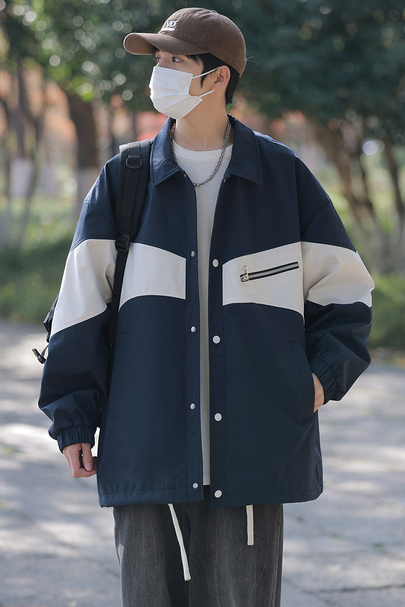 春秋季韩版潮流大码M-8XL男装夹克休闲百搭工装外套YY2326-P75,男装夹克,星座1206（原A206）
