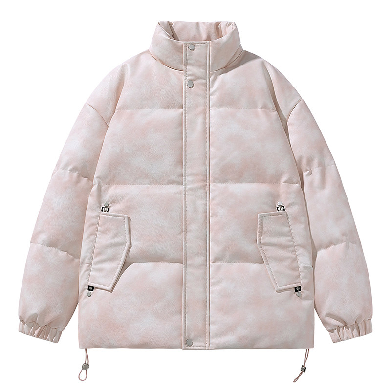 男装美式休闲冬新宽松做旧水洗皮衣棉衣棉服情侣外套GS8170-P115,男装皮衣,星座1206（原A206）