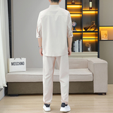夏季休闲套装男风短袖T恤男装一套短袖长裤衣服TZ72036-P55，男装休闲套装，星座1206（原A206）
