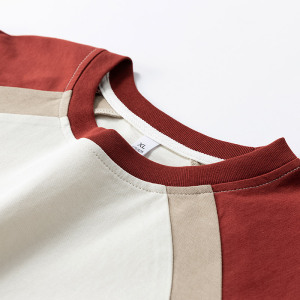 美式运动球服短袖男夏季潮牌重磅纯棉宽松休闲凉感t恤HH5712-P25图片