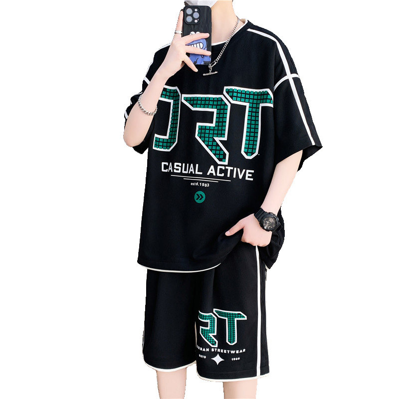 夏季T恤套装一套两件套男外套TZ716-P50,男装T恤,星座1206（原A206）