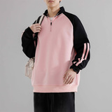 半拉链卫衣男2025新款立领polo衫春秋男款男士上衣HH8905-P40，男装卫衣，星座1206（原A206）