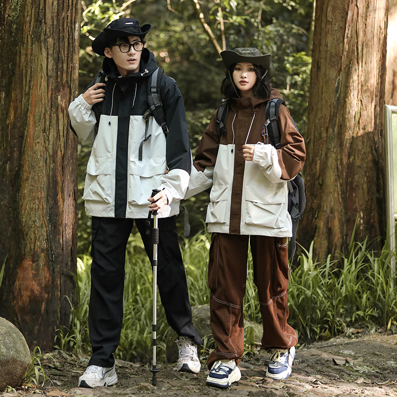 2023年秋季新款男女情侣款防水防风山系夹克外套HS8313-P75,男装夹克,星座1206（原A206）