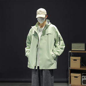新款男女高品质户外登山服青少年学生冲锋衣夹克外套HS6606-P65图片