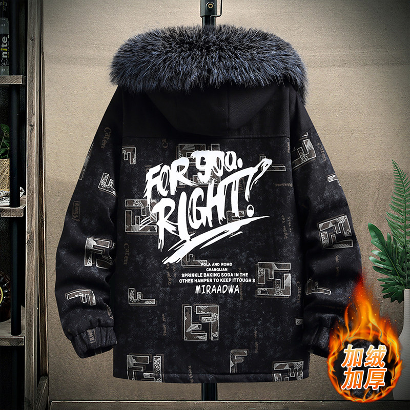 冬季主推男士加绒加厚时尚韩版百搭保暖派克服外套TM9903-P135,男装棉衣,星座1206（原A206）